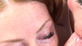 Allison and Suzy Borrow a Cock to Suck