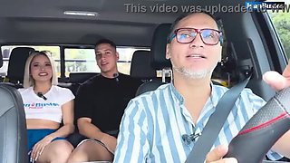 Maxx Betancur Fucks Blonde Bombshell Xiara Dark in a Hot Car Ride