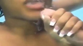 Black Beauty Blows 2 Big Cocks Underwater
