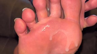 Virgin Cuck CEI Foot Humiliation