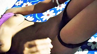 Desi village girl, ravaged, ash-blonde
