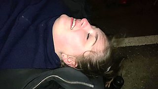 Danish Slut's Wild Public Passion in Dogging