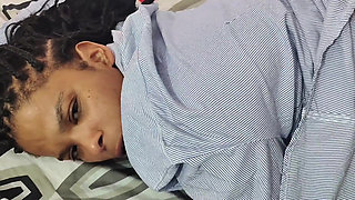 Brazilian Mulata Seduces Security Guard and Takes off Condom