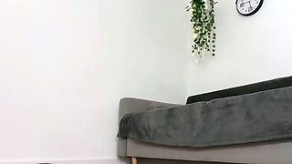 Shemale tranny enjoying solo masturbation
