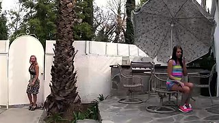 Mature Couple caught petite Teen Babysitter