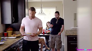 Reality Kitchen sex with Bubble Butt Brunette - Amateur Reality Hardcore