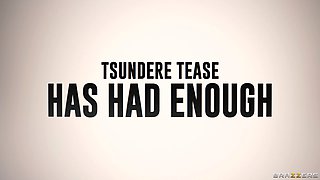 Tsundere Tease Has Had Enough With Zac Wild, Demi Rhoades - Brazzers