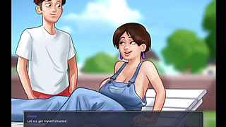 Bhabhi ko tel laga kar pel diya aur puri chut phad andar tak summertime saga game