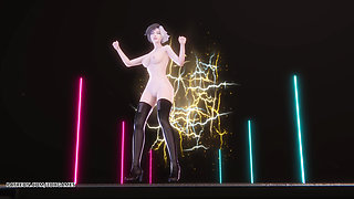 [mmd] Babymonster - Sheesh Luna Snow Sexy Striptease Uncensored Hentai