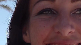 German Scout - Fit German Teen July Buster Pick up for Holiday Casting Fuck at The Beach