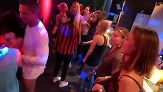 DRUNKSEXORGY - Horny lesbians fucking in the club