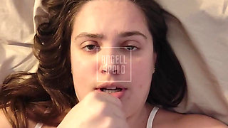 MILK IN THE FACE. Real couple have hot sex