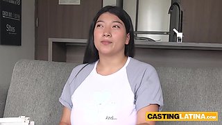 Big booty Latin girl gave perfect cock sucking