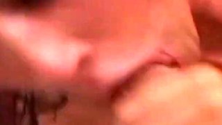 Brunette milfs feet cum covered after a hot fuck