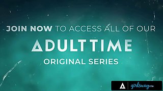 Girlsway - Big Tits milf Lauren Phillips writhes as roomy Charlie Forde joins her dildo sesh