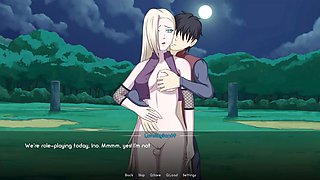 Sultry anime babe Hinata in steamy cartoon sex scenes