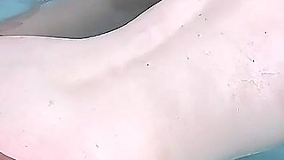 Grandpa Fucks Two Young Sluts in the Hot Tub