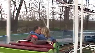 Chick rides tool in fun park