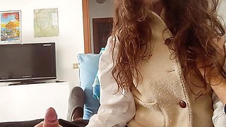 Guy begs for a BLOWJOB but only gets a HANDJOB!🪚[amateur Italian]