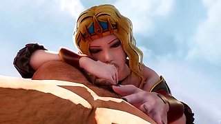 Animated cartoon fantasy with wild 3D sex scenes