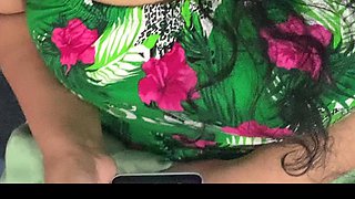 Indian Tamil Aunty Huge Boob and Nosering Is Very Glamour to Her