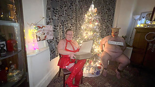 Mrs Kinkmas Christmas story with Satana's piggy.