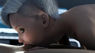 Nexus 3 3D animation fuck on space station with sexy blonde