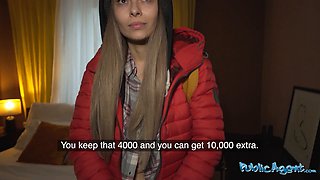 Dominno's big tits wife gets wet & wild in a hotel room with a smoking hot MILF