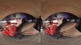 Hands-Free Milking Table Cum In Mouth Blowjob
