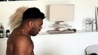 Japanese Hottie Gets To Suck & Fuck Her First Big Black