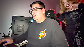 Hot Blonde Witch in the Forest on Halloween - Deepthroat Creampie Squirt