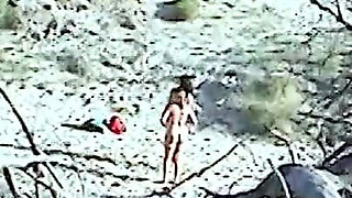 Young Lezzies Love Oil Massage on The Beach