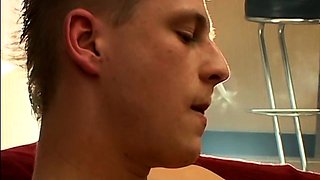 Smoking Hot Dude Jacks His Meat