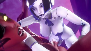 Porn game, 3d, playthrough