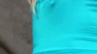 Naughty outdoor slut