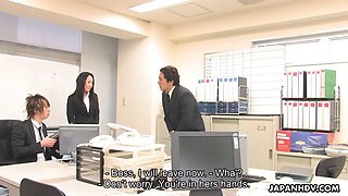 Hot lady Ai Mizushima pleases her horny boss