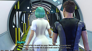 Stranded in Space #02 - Horny Black Girl Zarah Is Waiting for Me in My Bed