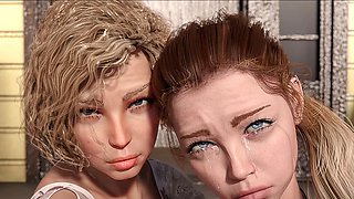 Animation sex, tight virgin pussy, cartoon mom
