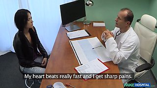 Faux hospital - physician love fucking a hot russian in his office