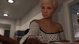 Vivian Tries to Seduce Her Husband's Boss Hutch - Hot Stepmom Gets Rejected - Full HD Fuck Scene