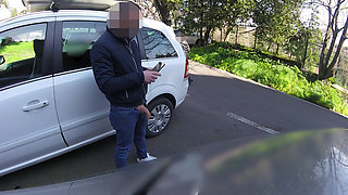 RISK LEVEL 10! Dick Flash on Street: Teacher Gives Blowjob and Swallows! CAUGHT! - MissCreamy