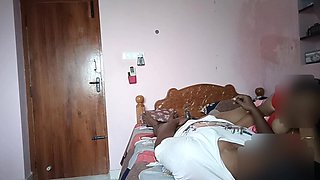 Desi Hot Visaakaa Aunty in Red Blouse Saree Riding Sex