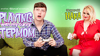 I Love Playing With My Curvy Big Tit Stepmom Hanna's Wet Pussy Instead Of A Computer Game