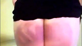College girl Elisa spanked by a Grandma