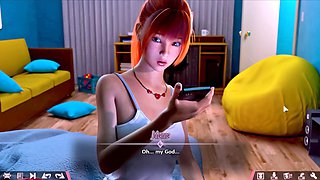 3d anime wrestling, mixed fight, cartoon mixed wrestling