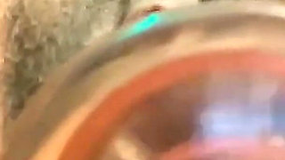 Masturbating