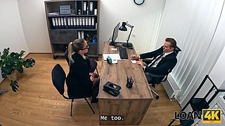 Loan4k. library girl undercover! she was one of the finest tramps in this office