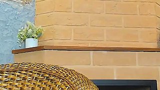 Slim Body and Red Hair Girl Gets Tricked and a... by Her Dildo on Webcam