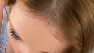 Cute Sexy Blonde PAWG In Blue Lingerie - Eliza Eves - Gets Her Twat Worked Out With Fat BBC