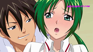 I Fingered Fucked And Creampie your Girlfriend in a Public Restaurant - Hentai ( English Dubbed )